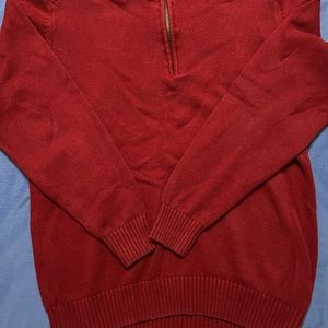 Men’s Oscar De La Renta Half Zip Sweater